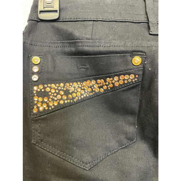 MSRP $245 VO Jeans Embellished Pocket Skinny Jeans Mid Rise Size 26 NWOT - Picture 4 of 4